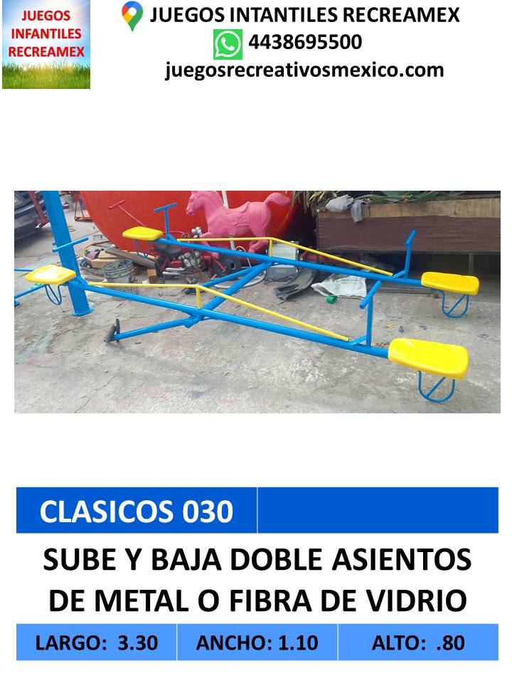 sube y baja doble